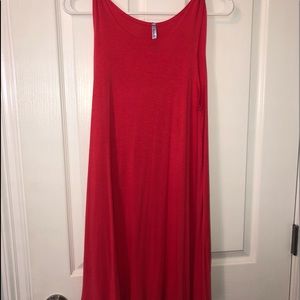 Sleeveless T-shirt dress